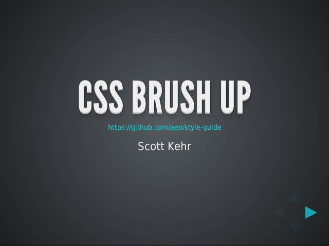 css-brush-up