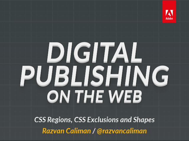 Digital Publishing on the Web