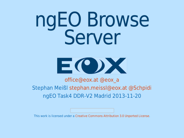 ngEO Browse Server – ngEO Architecture – Flow of Browse Images