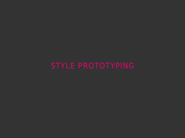 Style Prototyping – First, A Quiz – These are Graphic Design Tools
