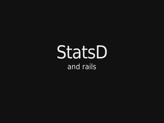 StatsD – and rails