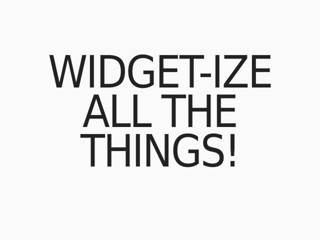 presentation-widgetize