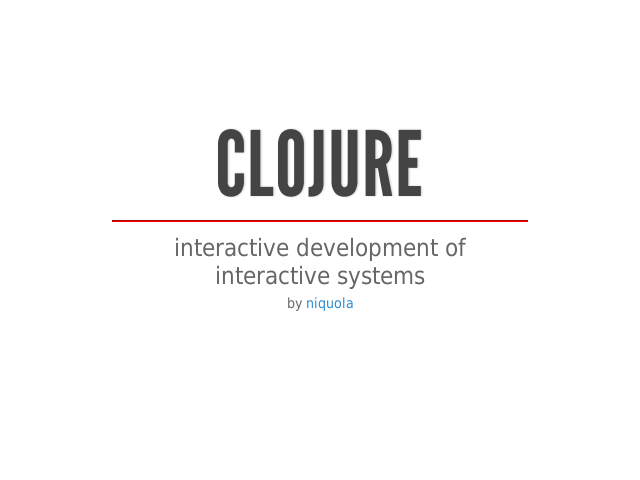 Clojure