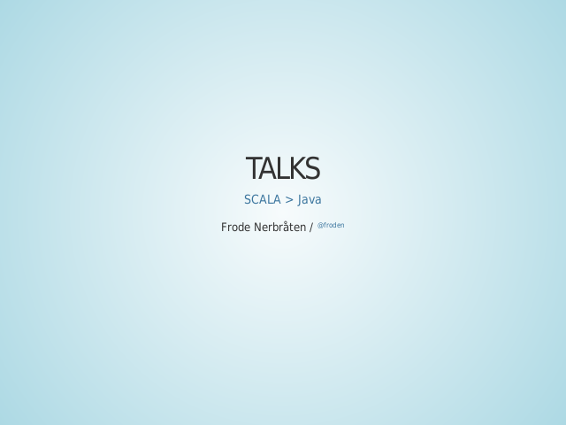 Talks