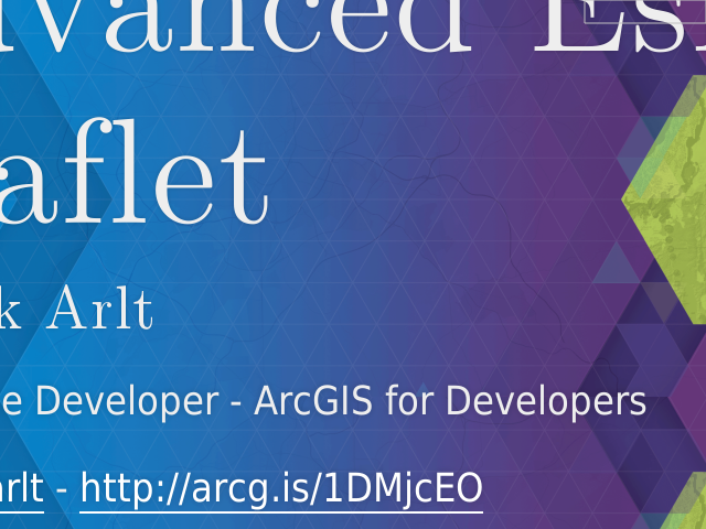 Advanced Esri Leaflet – Patrick Arlt