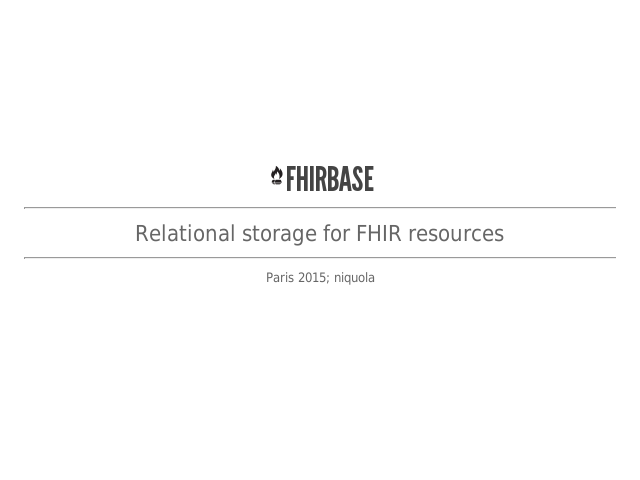 fhirbase