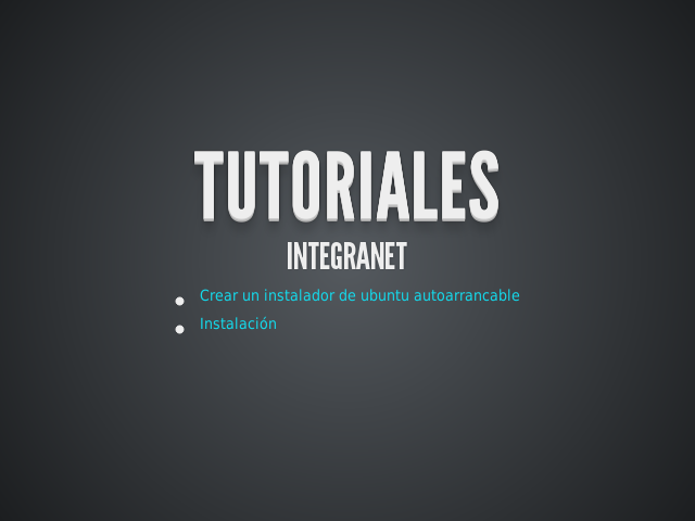 Tutoriales – IntegraNET