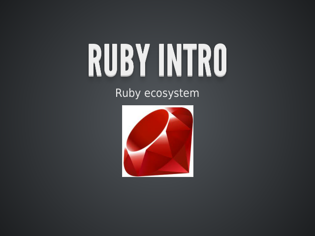 ruby intro