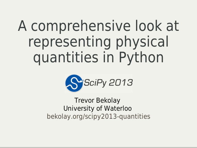 scipy2013-quantities