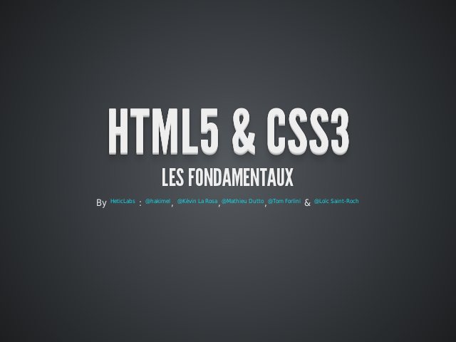 HTML5 & CSS3 – Les fondamentaux – Pourquoi ?